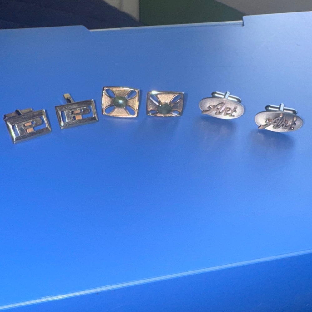 Silver Cufflinks Set